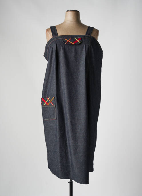 Robe mi-longue bleu GUITARD pour femme