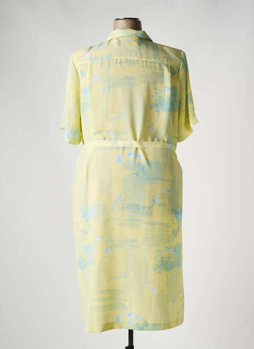 Robe mi-longue jaune IMPULSION pour femme