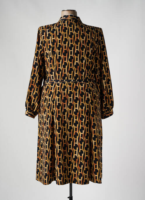 Robe mi-longue noir FRANCE RIVOIRE pour femme