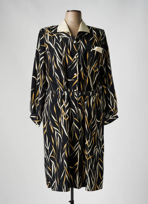 Robe mi-longue noir IMPULSION pour femme