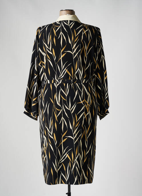 Robe mi-longue noir IMPULSION pour femme