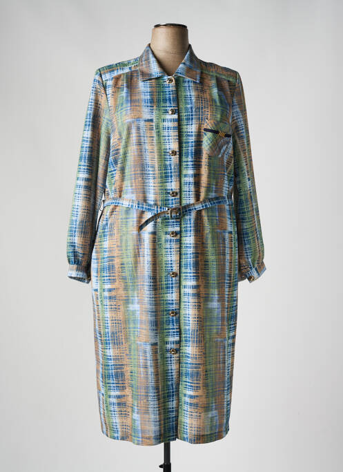 Robe mi-longue vert FRANCE RIVOIRE pour femme