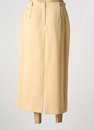 Jupe longue coupe droite beige SARAH B femme