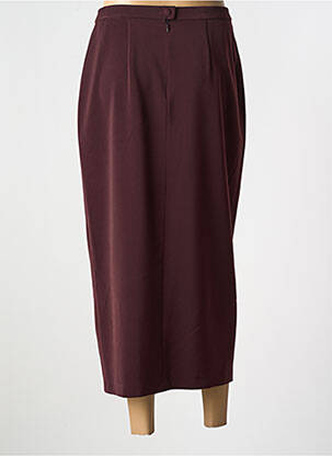 Jupe longue fermeture zippée au dos violet GUITARD femme