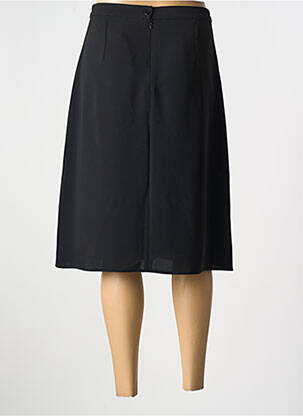 Jupe mi-longue coupe évasée noir FRANCE RIVOIRE femme