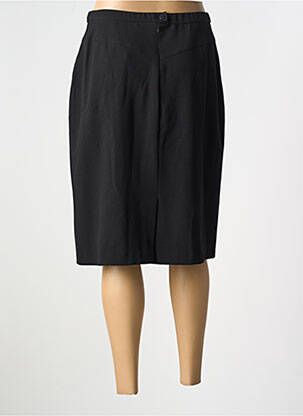 Jupe mi-longue coupe droite noir FRANCE RIVOIRE femme