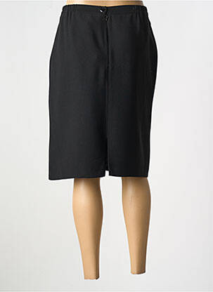 Jupe mi-longue coupe droite noir GRIFFON femme