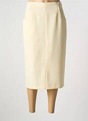 Jupe mi-longue beige FRANCE RIVOIRE pour femme seconde vue