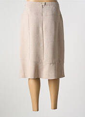 Jupe mi-longue beige GUY DUBOUIS pour femme seconde vue