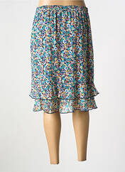 Jupe mi-longue bleu GRIFFON pour femme seconde vue