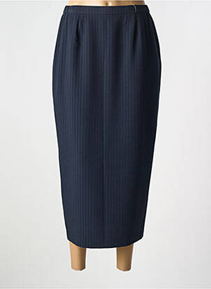 Jupe mi-longue bleu GUITARD pour femme