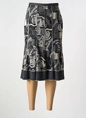 Jupe mi-longue gris FRANCE RIVOIRE pour femme seconde vue