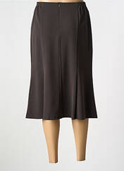 Jupe mi-longue marron FRANCE RIVOIRE pour femme seconde vue