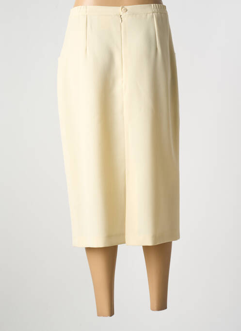 Jupe mi-longue beige FRANCE RIVOIRE pour femme