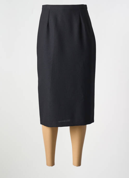 Jupe mi-longue noir FRANCE RIVOIRE pour femme
