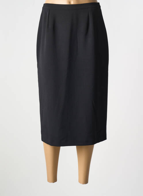 Jupe mi-longue noir FRANCE RIVOIRE pour femme