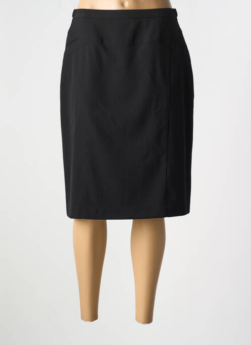 Jupe mi-longue noir FRANCE RIVOIRE pour femme