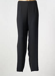 Pantalon droit taille élastique noir FRANCE RIVOIRE femme