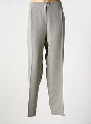 Pantalon droit taille élastique noir FRANCE RIVOIRE femme