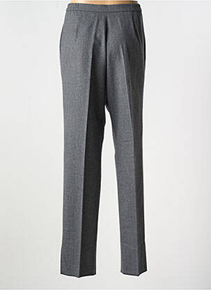 Pantalon droit fermeture zippée sous rabat boutonné taille normale gris KARTING femme