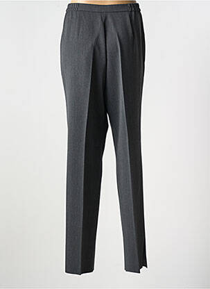 Pantalon droit fermeture zippée sous rabat boutonné taille normale gris KARTING femme