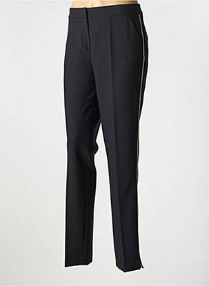 Pantalon slim taille élastique noir GRIFFON femme