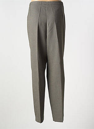 Pantalon droit taille élastique vert IMPULSION femme