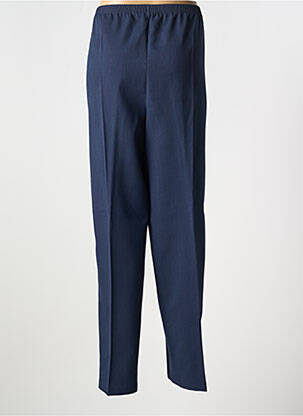 Pantalon droit taille élastique bleu GRIFFON femme