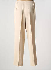 Pantalon droit beige FRANCE RIVOIRE pour femme seconde vue