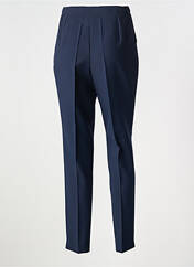Pantalon droit bleu FRANCE RIVOIRE pour femme seconde vue