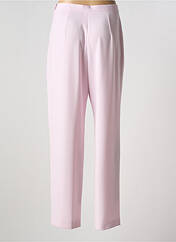 Pantalon droit rose SARAH B pour femme seconde vue