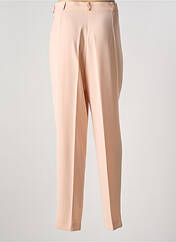 Pantalon droit rose SARAH B pour femme seconde vue