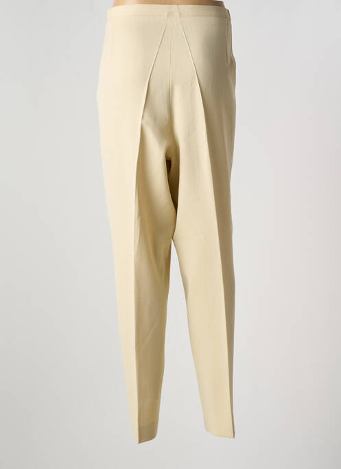 Pantalon droit beige FRANCE RIVOIRE pour femme