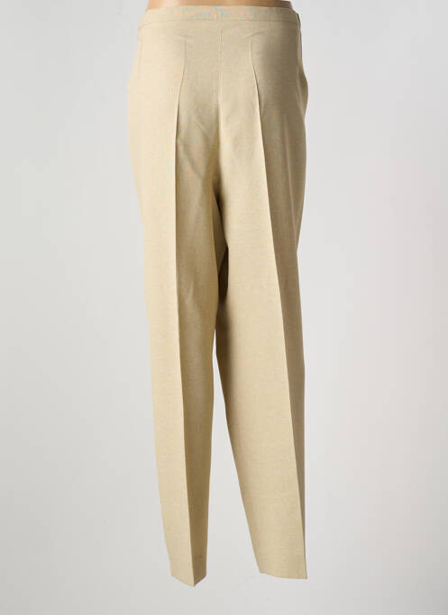 Pantalon droit beige FRANCE RIVOIRE pour femme