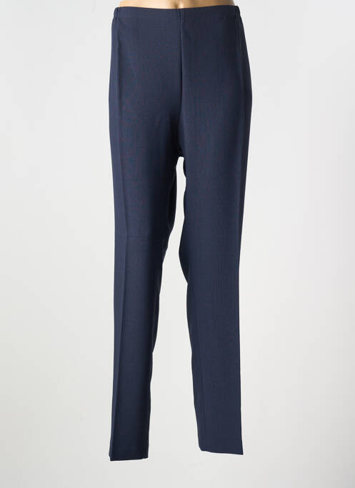 Pantalon droit bleu FRANCE RIVOIRE pour femme