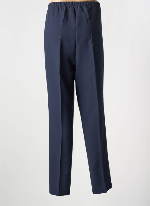 Pantalon droit bleu FRANCE RIVOIRE pour femme