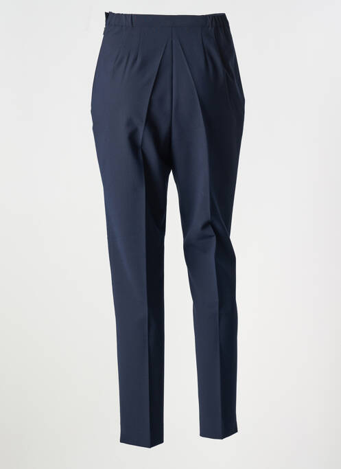 Pantalon droit bleu FRANCE RIVOIRE pour femme