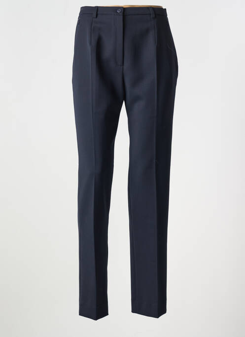 Pantalon droit bleu FRANCE RIVOIRE pour femme