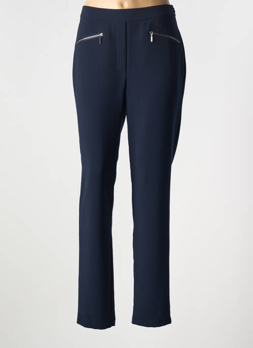 Pantalon droit bleu GRIFFON pour femme
