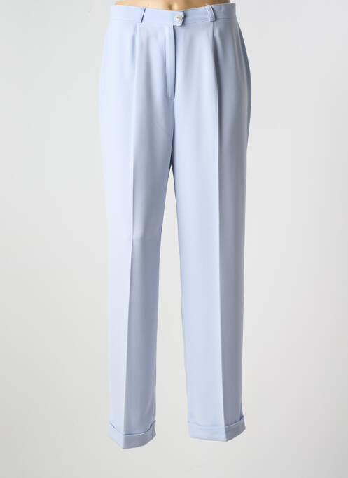Pantalon droit bleu SARAH B pour femme