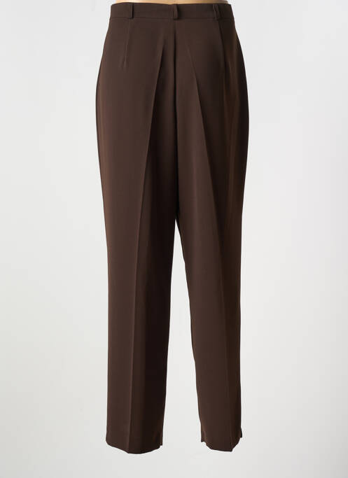 Pantalon droit marron SARAH B pour femme