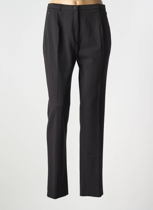 Pantalon droit noir FRANCE RIVOIRE pour femme