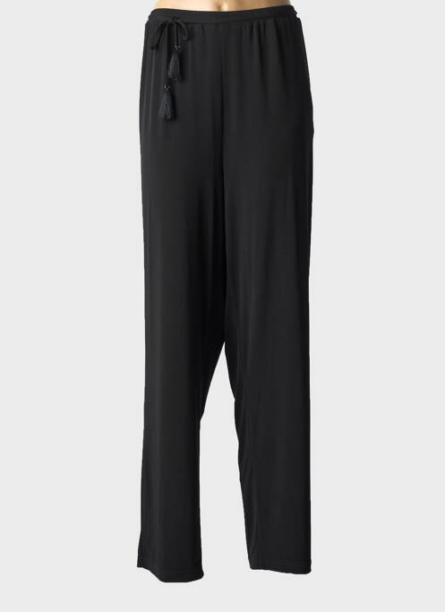Pantalon droit noir GRIFFON pour femme