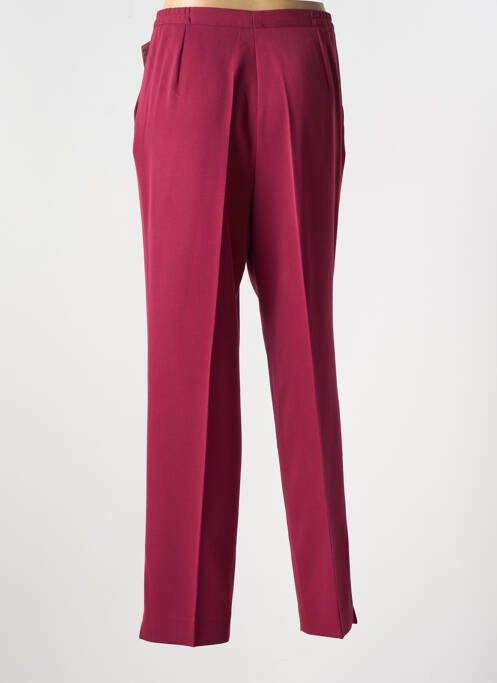 Pantalon droit rouge FRANCE RIVOIRE pour femme
