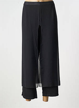 Pantalon 7/8 taille élastique taille normale noir FRANCE RIVOIRE femme
