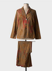 Ensemble pantalon marron FRANCE RIVOIRE pour femme seconde vue