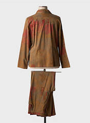 Ensemble pantalon marron FRANCE RIVOIRE pour femme seconde vue