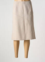 Jupe mi-longue beige FRANCE RIVOIRE pour femme seconde vue