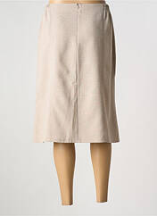 Jupe mi-longue beige FRANCE RIVOIRE pour femme seconde vue