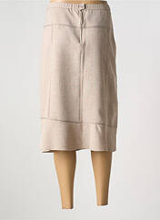 Jupe mi-longue beige FRANCE RIVOIRE pour femme seconde vue